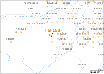 map of Tisaleo