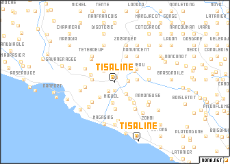 map of Ti Saline