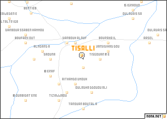 map of Tisalli