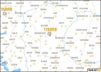 map of Tisana