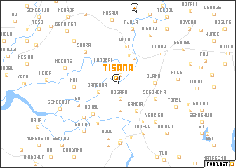map of Tisana