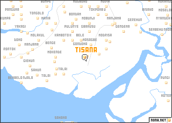 map of Tisana