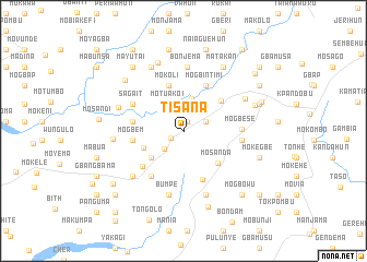 map of Tisana