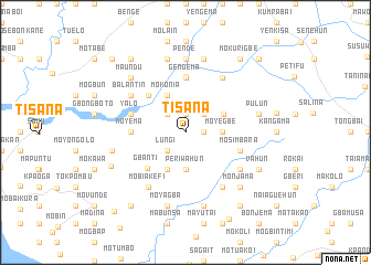 map of Tisana