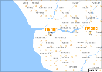 map of Tisana