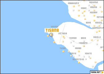 map of Tisana