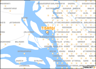 map of Tisāndi