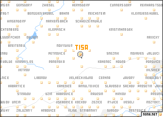 map of Tisá