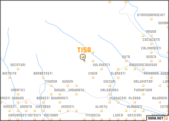 map of Tisa