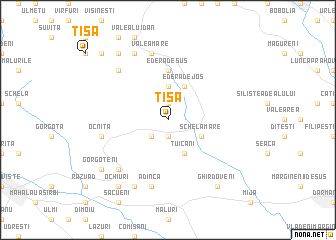 map of Tisa