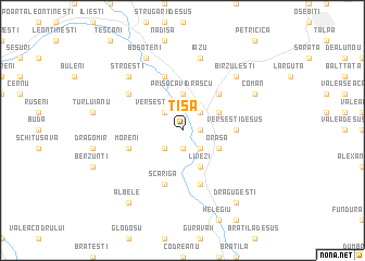 map of Tisa