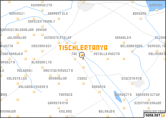map of Tischlertanya