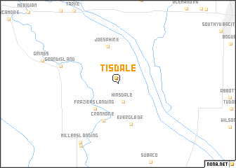 map of Tisdale