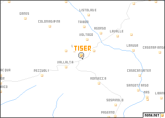 map of Tiser