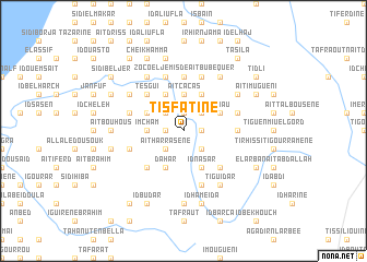 map of Tisfatine