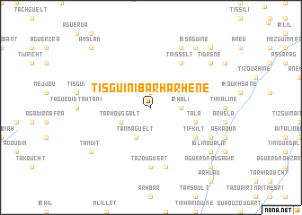 map of Tisgui nʼIbarharhene