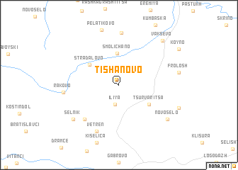 map of Tishanovo