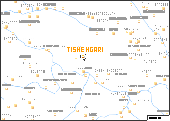 map of Tīsheh Garī