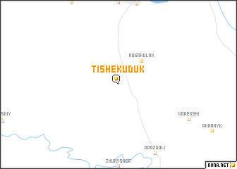 map of Tishekuduk