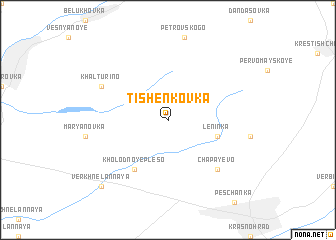 map of Tishenkovka
