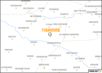 map of Tishinino