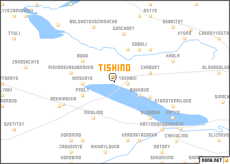 map of Tishino