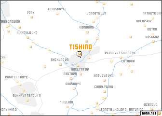 map of Tishino