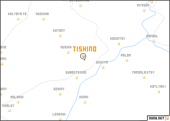 map of Tishino