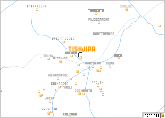 map of Tishjipa