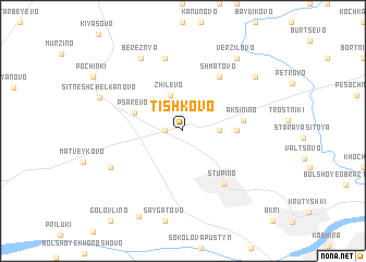 map of Tishkovo