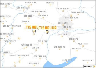 map of Tishovka