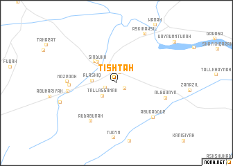 map of Ţishtah