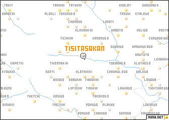 map of Tisita Sakan