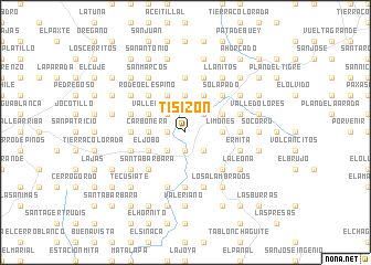 map of Tisizón