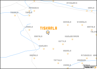 map of Tiskarla