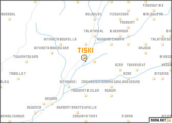 map of Tiski