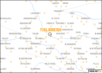 map of Tislane Isk