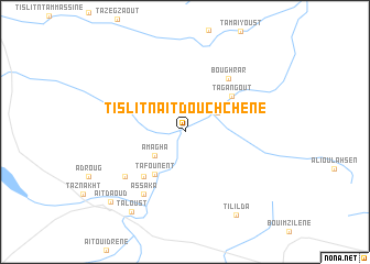 map of Tislit nʼAït Douchchene