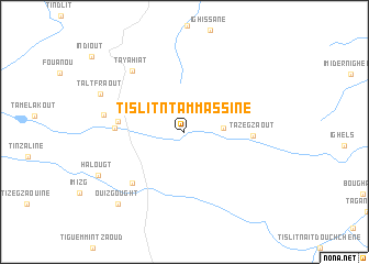 map of Tislit nʼTammassine