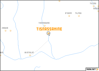 map of Tisnassamine