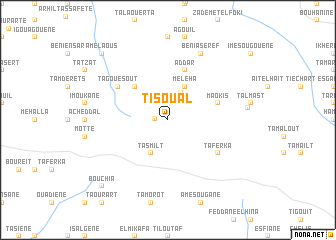 map of Tisoual