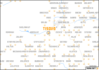 map of Tisová