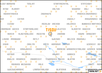 map of Tisov