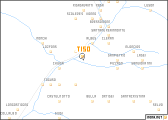 map of Tiso