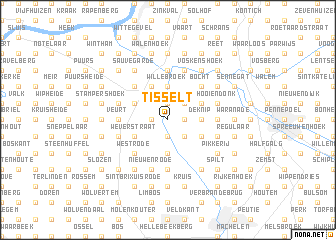 map of Tisselt