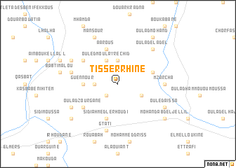 map of Tisserrhine