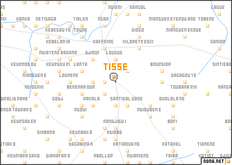 map of Tissé