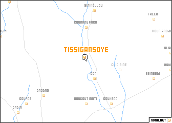 map of Tissi Gansoye