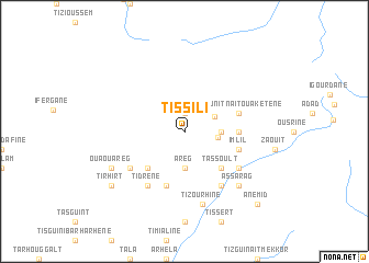 map of Tissili