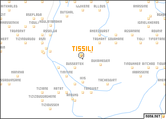 map of Tissili